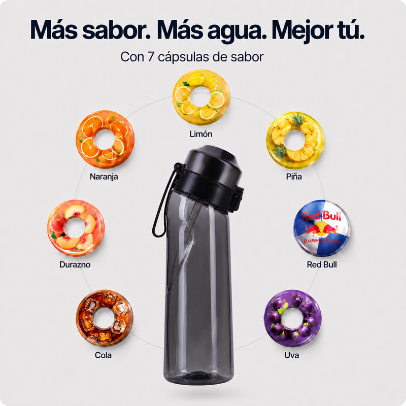 Botella Aromatizante Orluxe. Negra — 7 Pods